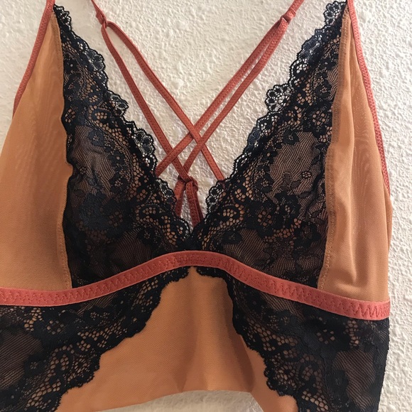 Free People lace and mesh bralette bra - Picture 4 of 6
